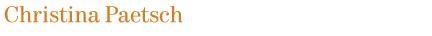 christina Paetsch