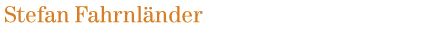 Stefan Fahrnländer